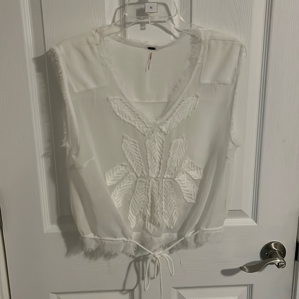 Free People Mesh top